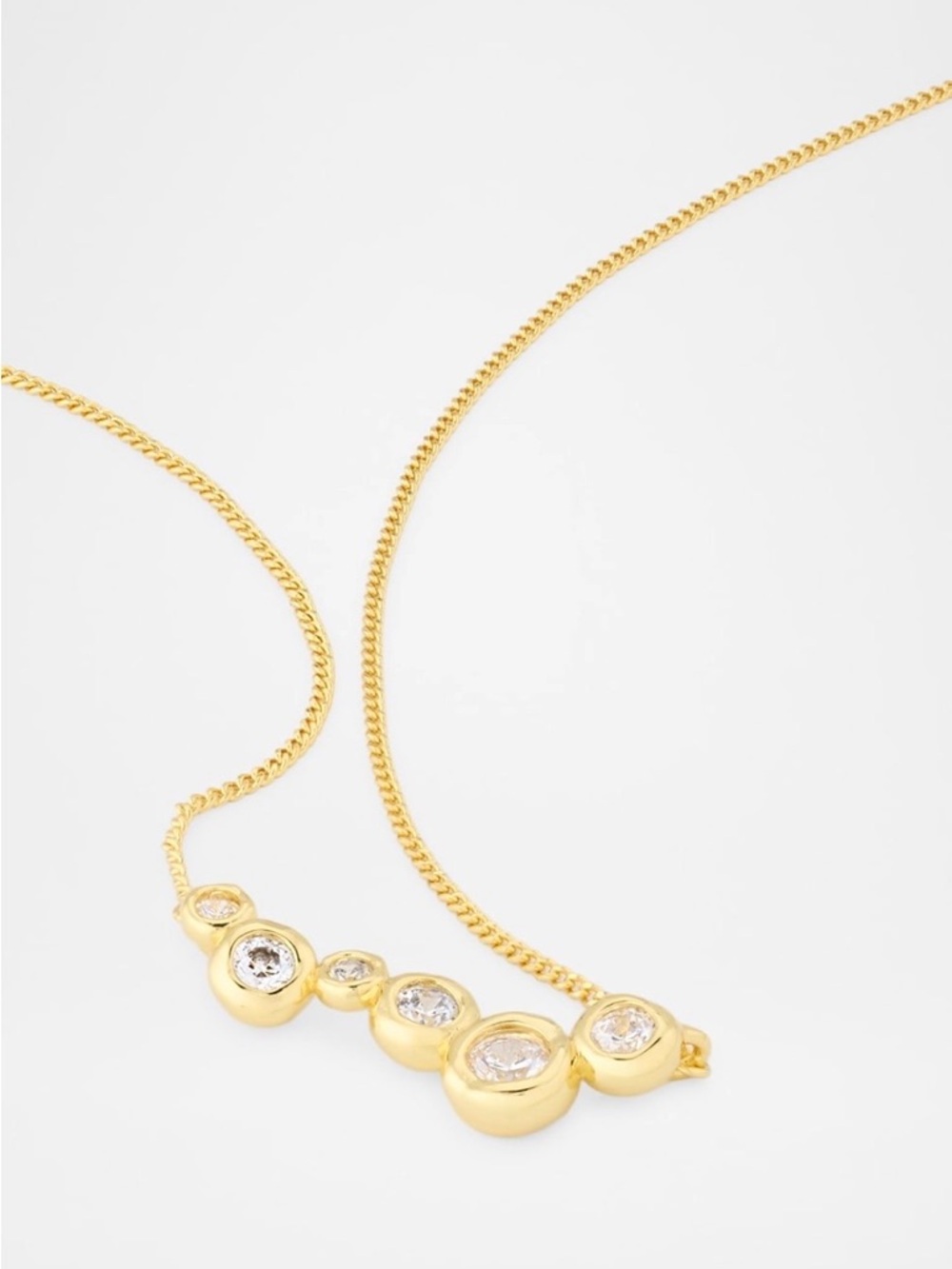 ALEXIS BITTAR Asterales Gold Constellation Necklace Clear C Z AU20